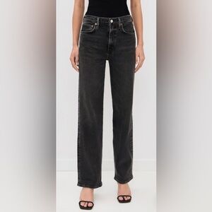 NWT Agolde Harper mid rise relaxed straight jeans
